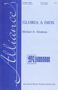 Gloria a Dios SATB choral sheet music cover